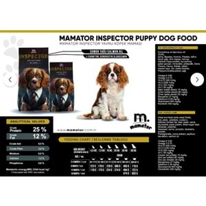 Mamator INSPECTOR PUPPY YAVRU KÖPEK MAMASI 15 kg hypoallergenic