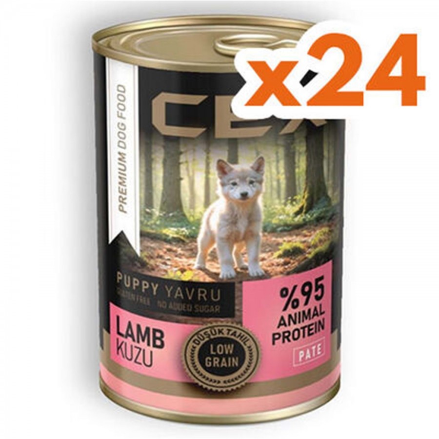 Cex Kuzulu Yavru Tahılsız Köpek Konservesi 415 Gr x 24 Adet