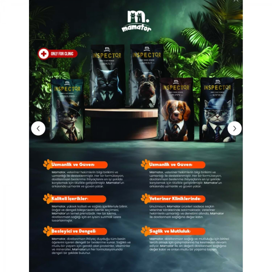 inspector HİPOALERJENİK YAVRU KÖPEK MAMASI 15 kg hypoallergenic puppy dog