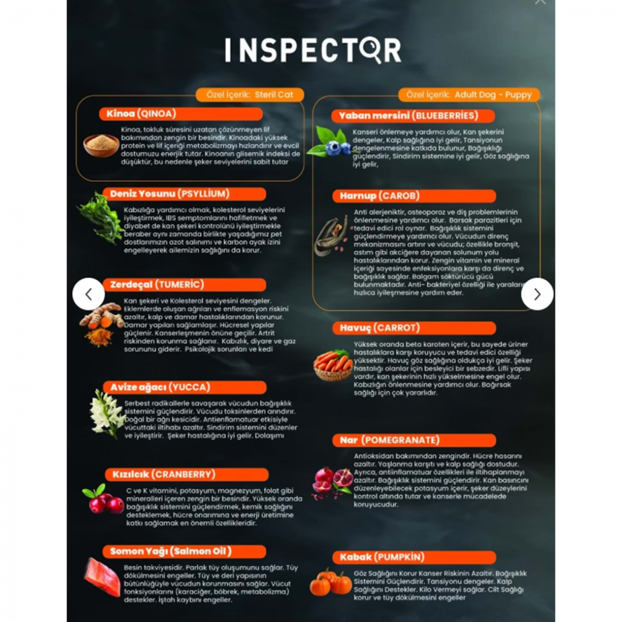 inspector HİPOALERJENİK YAVRU KÖPEK MAMASI 15 kg hypoallergenic puppy dog