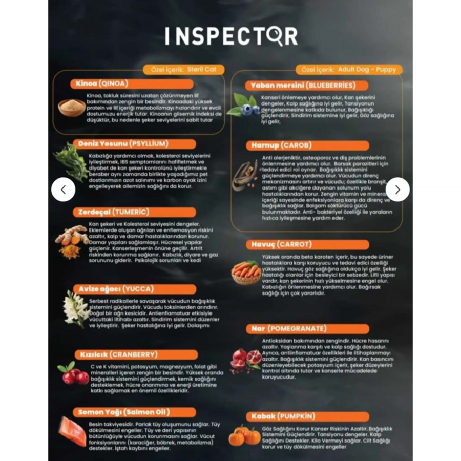 inspector Hipoalerjenik Yetişkin Köpek Maması 15 Kg Hypoallergenic Adult dog
