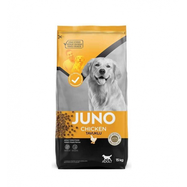 Juno Tavuklu Yetişkin Köpek Maması (Tüm Irklar Için) 15 kg